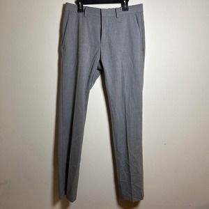 Kenneth Cole Reaction Men’s Gray Dress Pants - 30x30 (Extra Slim Fit)